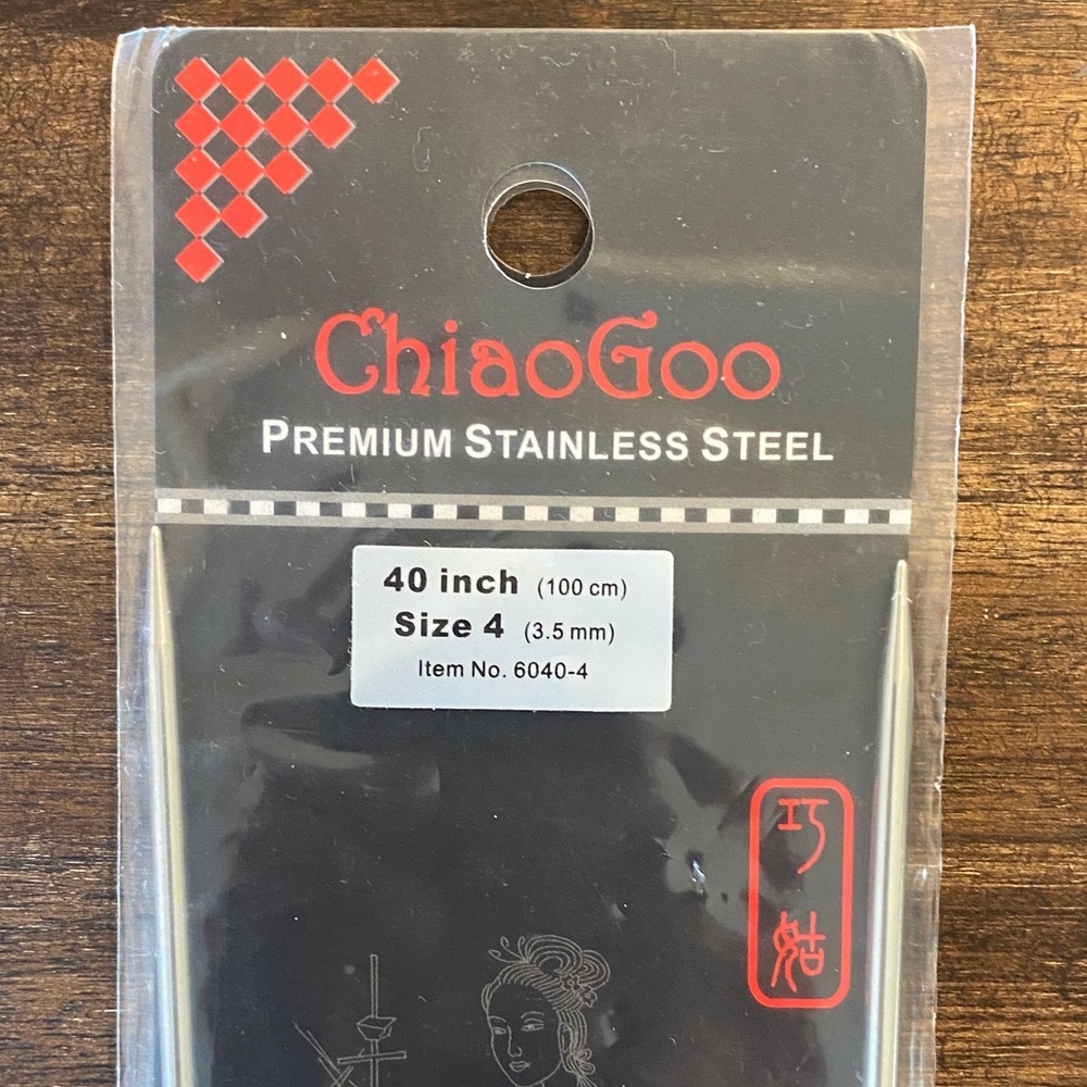 ChiaoGoo Premium Stainless Steel Knitting Needles